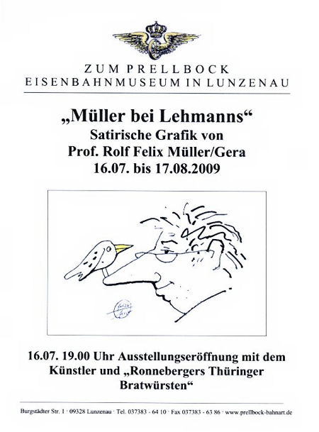 EInladung Mueller bei Lehmanns